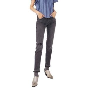 Free People We The Free slim boyfriend jeans, size 25, NWT, faded black ripped